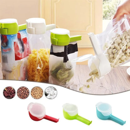 Food Sealing Clips with Pour Spouts