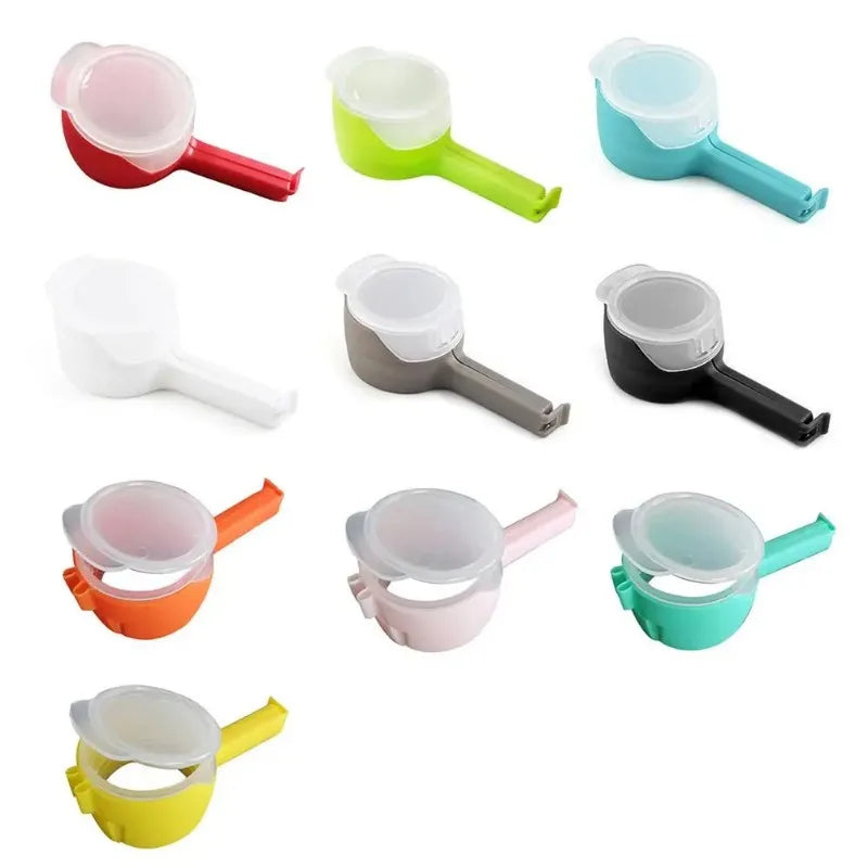 Food Sealing Clips with Pour Spouts